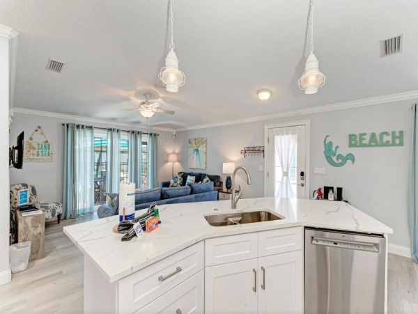 Holmes Beach Vacation Rental- Pool Villa Near Beach One Block Beach